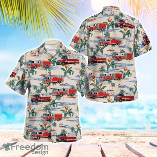 Maryland, Odenton Volunteer Fire Company Station 28 Beach Hawaiian Shirt Product Photo 1