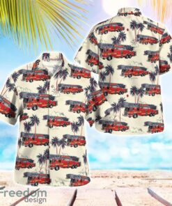 Maryland Sandy Spring Volunteer Fire Department Tropical 3D Hawaiian Shirt Gift For Summer