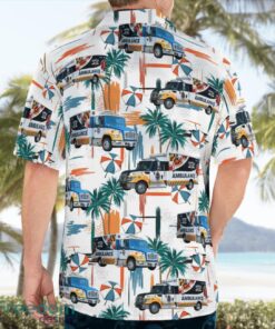 Maryland, Smithsburg EMS Tropical 3D Hawaiian Shirt Gift For Summer Product Photo 2