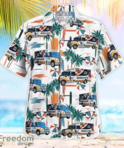 Maryland, Smithsburg EMS Tropical 3D Hawaiian Shirt Gift For Summer Product Photo 4