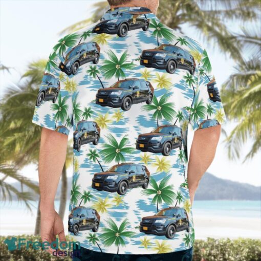 Maryland State Police Ford Police Interceptor Utility Tropical 3D Hawaiian Shirt Gift For Summer Product Photo 2