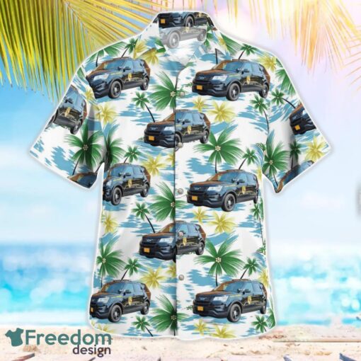 Maryland State Police Ford Police Interceptor Utility Tropical 3D Hawaiian Shirt Gift For Summer Product Photo 4