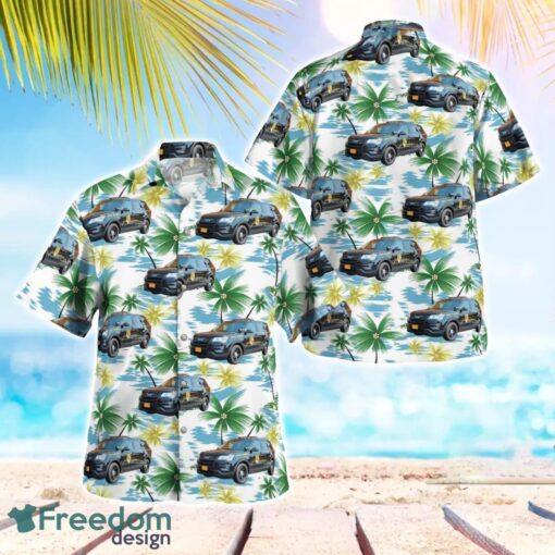 Maryland State Police Ford Police Interceptor Utility Tropical 3D Hawaiian Shirt Gift For Summer Product Photo 1