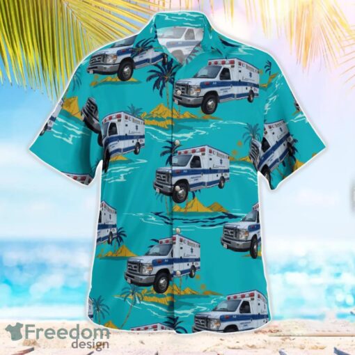 Massachusetts, Brewster Ambulance Service Beach Hawaiian Shirt Product Photo 2