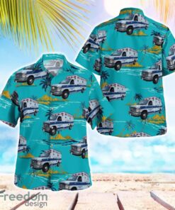 Massachusetts, Brewster Ambulance Service Beach Hawaiian Shirt Product Photo 1