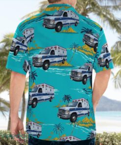 Massachusetts, Brewster Ambulance Service Beach Hawaiian Shirt Product Photo 4