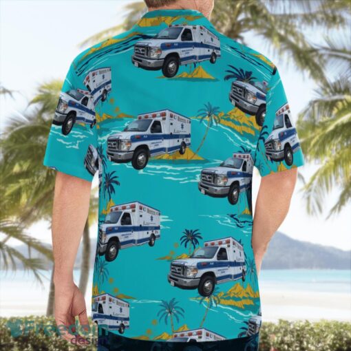 Massachusetts, Brewster Ambulance Service Beach Hawaiian Shirt Product Photo 4