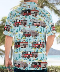 Massachusetts, Lowell Fire Department Tropical 3D Hawaiian Shirt Gift For Summer Product Photo 3