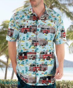 Massachusetts, Lowell Fire Department Tropical 3D Hawaiian Shirt Gift For Summer Product Photo 4