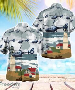 Massachusetts State Police Eurocopter EC 135T2+ Hawaiian Shirt Summer Beach Gift