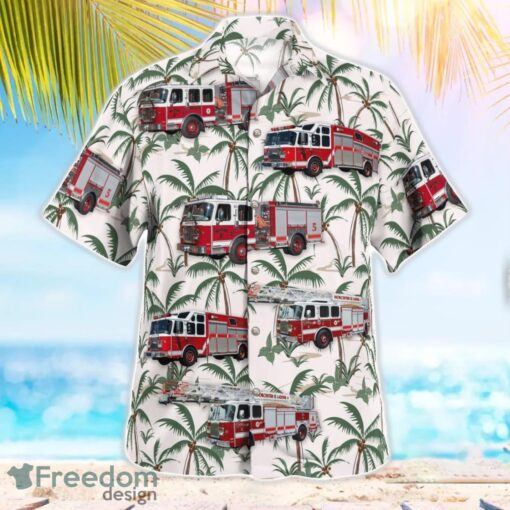 Massachusetts, Worcester Fire Department Hawaiian Shirt Summer Beach Gift Product Photo 2