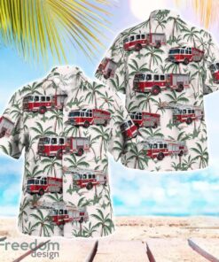 Massachusetts, Worcester Fire Department Hawaiian Shirt Summer Beach Gift Product Photo 1