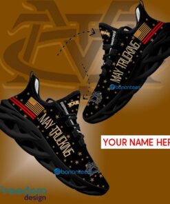 May Trucking Company Running Sneaker Iconic Custom Name Gift Max Soul Shoes USA Flag Star New For Fans - May Trucking Company Running Shoes New Trending Personalized Photo 1