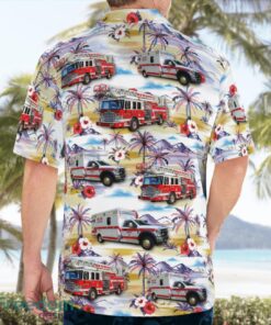 McConnelsville, Ohio, Malta-Mcconnelsville Fire Department Beach Hawaiian Shirt Product Photo 2