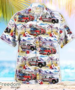 McConnelsville, Ohio, Malta-Mcconnelsville Fire Department Beach Hawaiian Shirt Product Photo 3