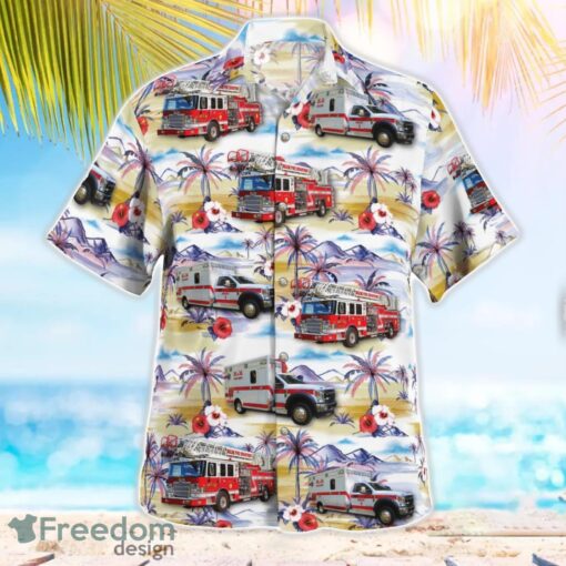 McConnelsville, Ohio, Malta-Mcconnelsville Fire Department Beach Hawaiian Shirt Product Photo 3