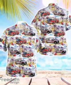 McConnelsville, Ohio, Malta-Mcconnelsville Fire Department Beach Hawaiian Shirt Product Photo 1