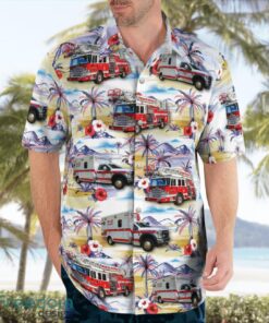 McConnelsville, Ohio, Malta-Mcconnelsville Fire Department Beach Hawaiian Shirt Product Photo 4