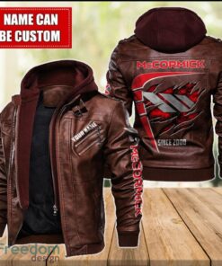 McCormick 2D Leather Jacket For Men Custom Name Special Gift Ideas Product Photo 2