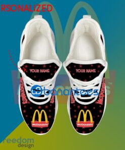 Mcdonald's Chunky Sneaker Runway Custom Name Gift Max Soul Shoes USA Flag Star New For Fans - Mcdonald's Running Shoes New Trending Personalized Photo 2