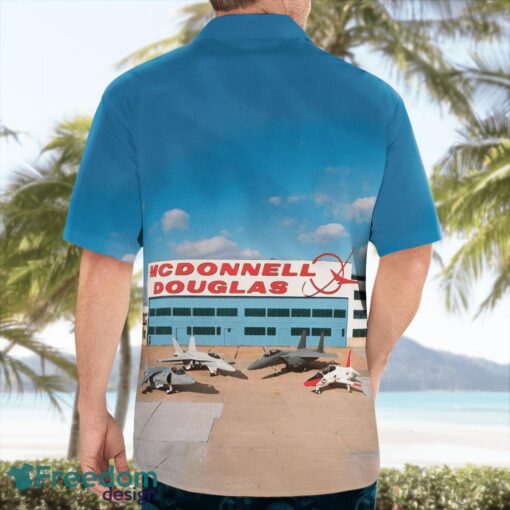 McDonnell Douglas Hawaiian Shirt Summer Beach Shirt Product Photo 2