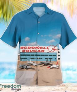 McDonnell Douglas Hawaiian Shirt Summer Beach Shirt Product Photo 3