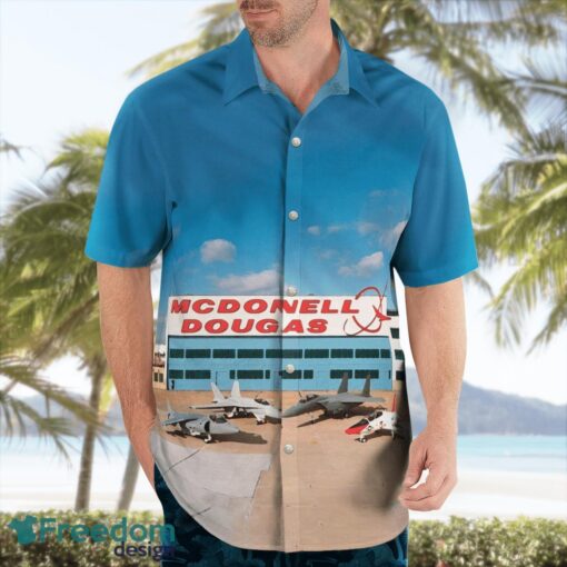 McDonnell Douglas Hawaiian Shirt Summer Beach Shirt Product Photo 4