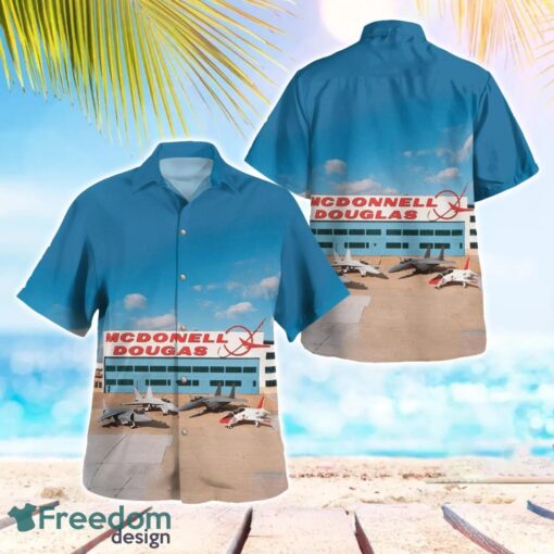 McDonnell Douglas Hawaiian Shirt Summer Beach Shirt Product Photo 1