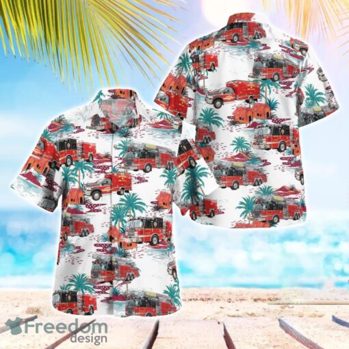 McKinney, Collin County, Texas, McKinney Fire Department Hawaiian Shirt Men Women Beach Shirt Product Photo 1