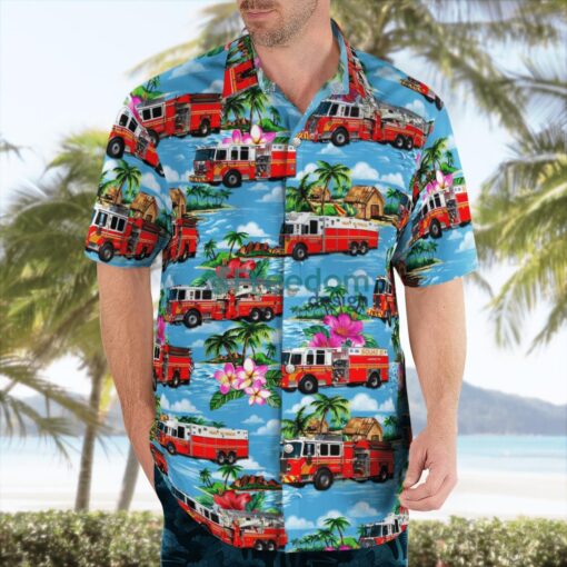 Mechanicsburg, Pennsylvania, Hampden Township Volunteer FD Hawaiian Shirt Gift For Summer Vacation Product Photo 3