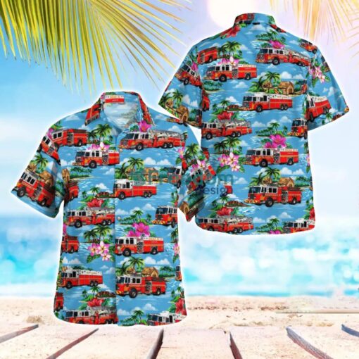 Mechanicsburg, Pennsylvania, Hampden Township Volunteer FD Hawaiian Shirt Gift For Summer Vacation Product Photo 1