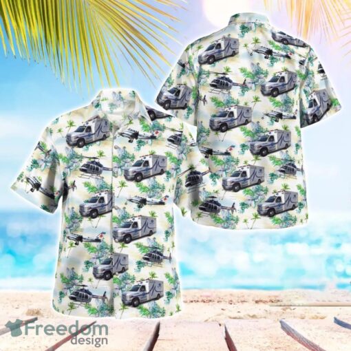 Medford, Oregon, Mercy Flights Beach Hawaiian Shirt Product Photo 1