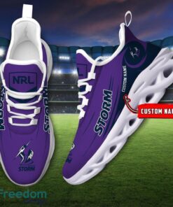 Melbourne Storm NRL Max Soul Shoes Sneakers Sport Gift For Fans Running Shoes Custom Name Product Photo 2