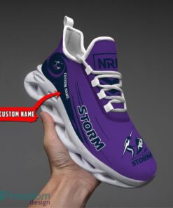 Melbourne Storm NRL Max Soul Shoes Sneakers Sport Gift For Fans Running Shoes Custom Name