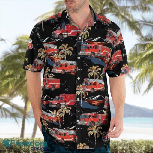 Memphis, Tennessee, Memphis Fire Services Hawaiian Shirt Summer Beach Gift Product Photo 4