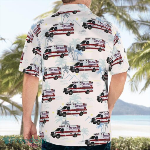 Mentor, Ohio, Tri-County Ambulance Beach Hawaiian Shirt Product Photo 2