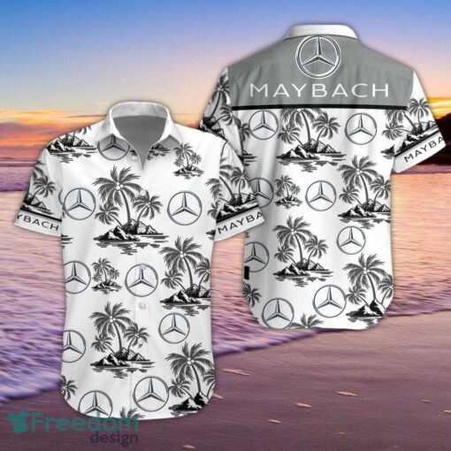 Mercedes-Benz Hawaiian Shirt And Shorts Beach Lover Gift Hawaii Shirt For Men And Women Product Photo 1