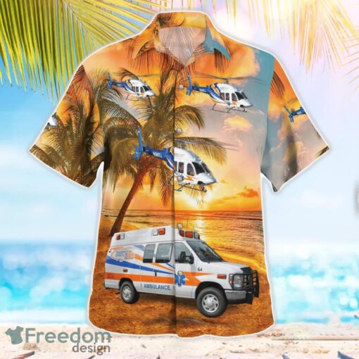 Mercy EMS 3D Summer Aloha Hawaiian Shirt Product Photo 3