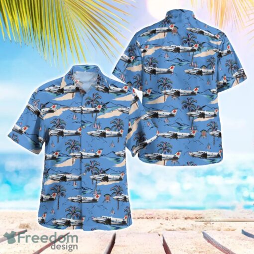 Mercy Flights King Air C-90 Medford, Oregon Summer Hawaiian Shirt Product Photo 1