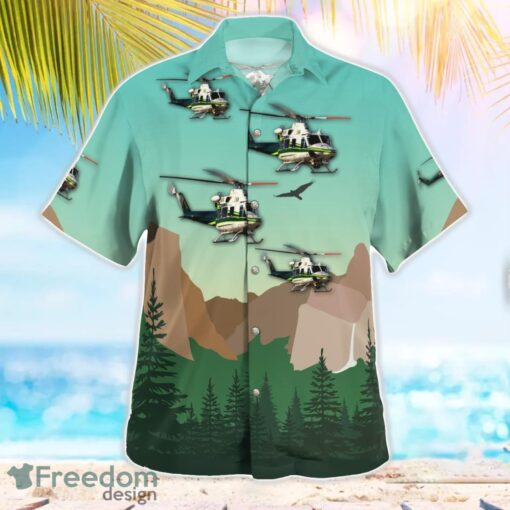 Miami-Dade Fire Rescue Bell 412EP Hawaiian Shirt Beach Summer Gift Product Photo 2