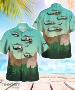 Miami-Dade Fire Rescue Bell 412EP Hawaiian Shirt Beach Summer Gift