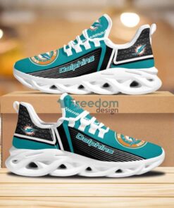 Miami Dolphins #1 Fan Max Soul Shoes Limited Edition New Sneaker