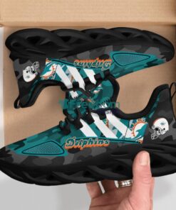 Miami Dolphins Military Camouflage Max Soul Shoes New Sneaker