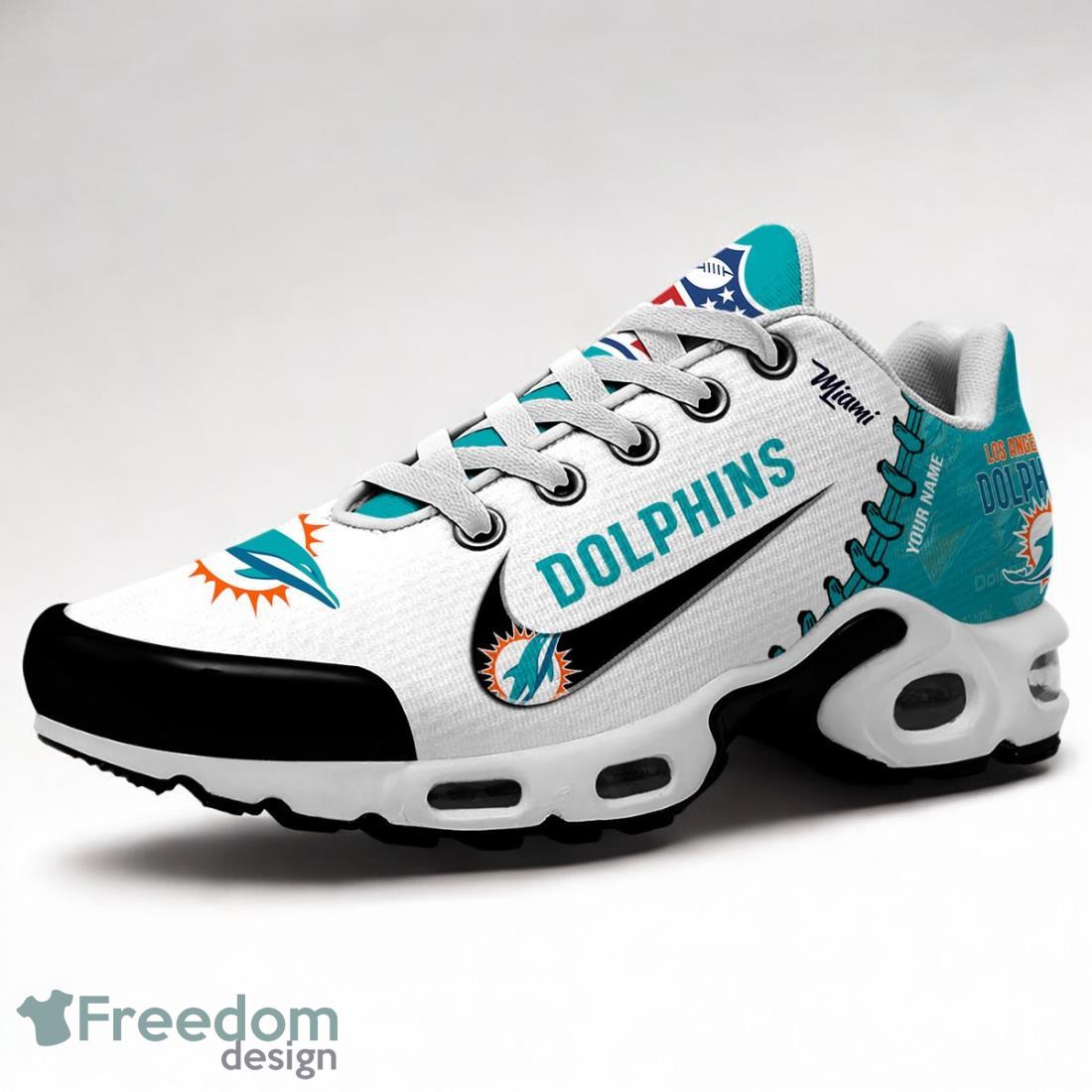 Miami Dolphins Sport Shoes Trending Sneakers For Men Women Custom Name image Miami Dolphins Sport Shoes Trending Sneakers For Men Women Custom Name Product Photo 1