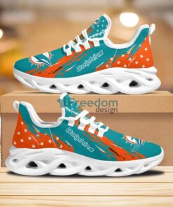 Miami Dolphins Stars and Stripes Max Soul Shoes New Sneaker