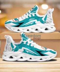 Miami Dolphins Symbol Geometric Pattern Max Soul Shoes New Sneaker
