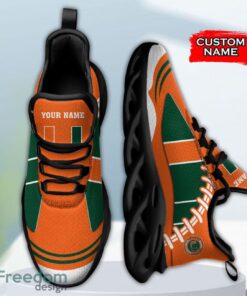 Miami Hurricanes NCAA Max Soul Shoes Big Logo And Custom Name Sneakers For Men Women Product Photo 3