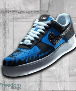 Miami Marlins MLB AF1 Shoes Energize All Over Print Gift Air Force 1 Sneaker