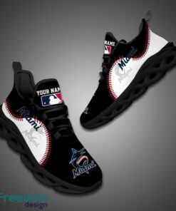 Miami Marlins MLB Personalized Name Max Soul Shoes New Gift Product Photo 4