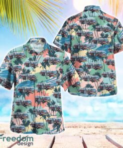 Michigan City of Saginaw Fire Department Hawaiian Shirt Summer Beach Gift Product Photo 1